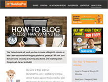 Tablet Screenshot of monetizepros.com